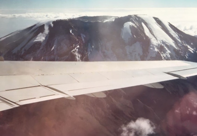 Kilimanjari plane view